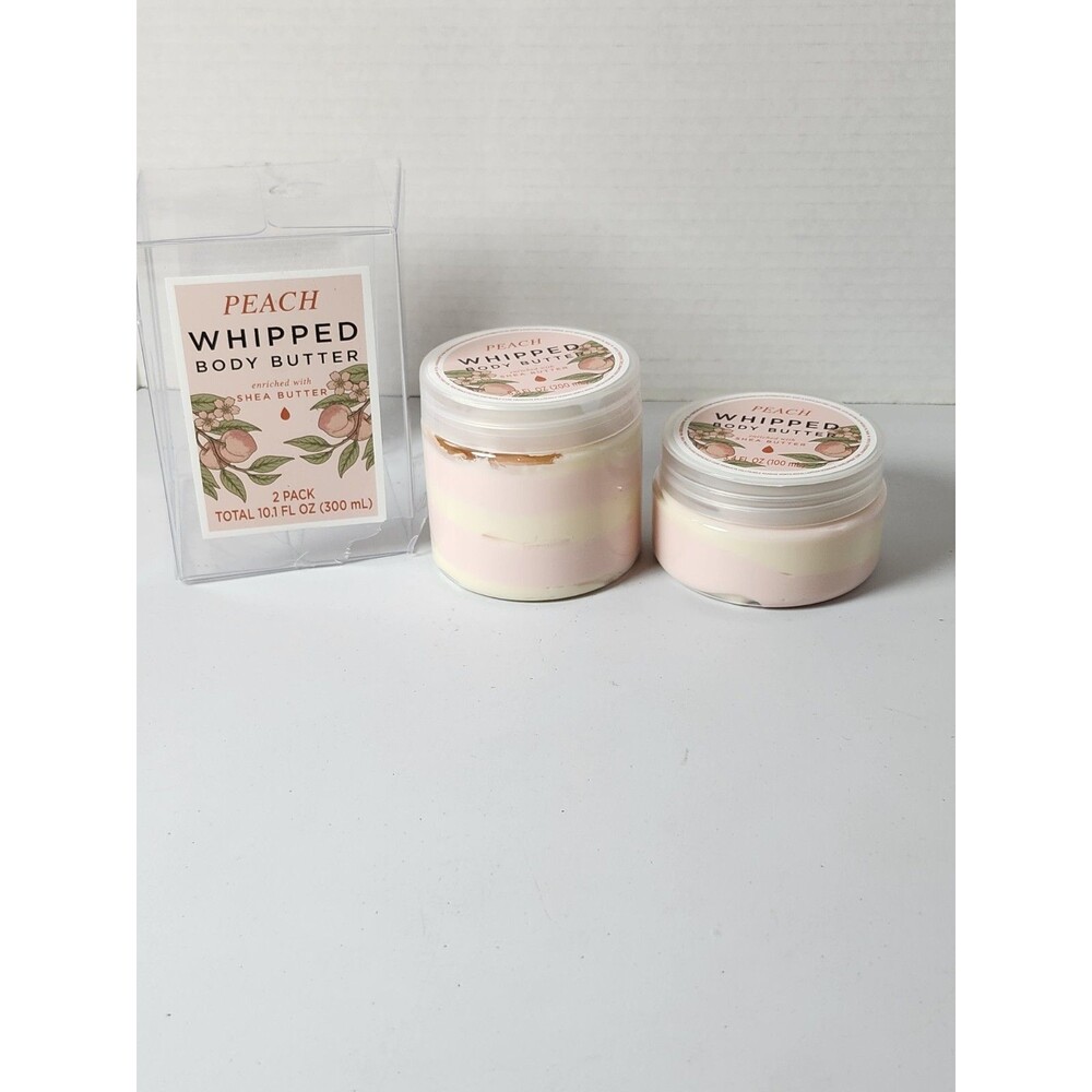 Body And Earth Peach Wipped Body Butter Lot Of 2